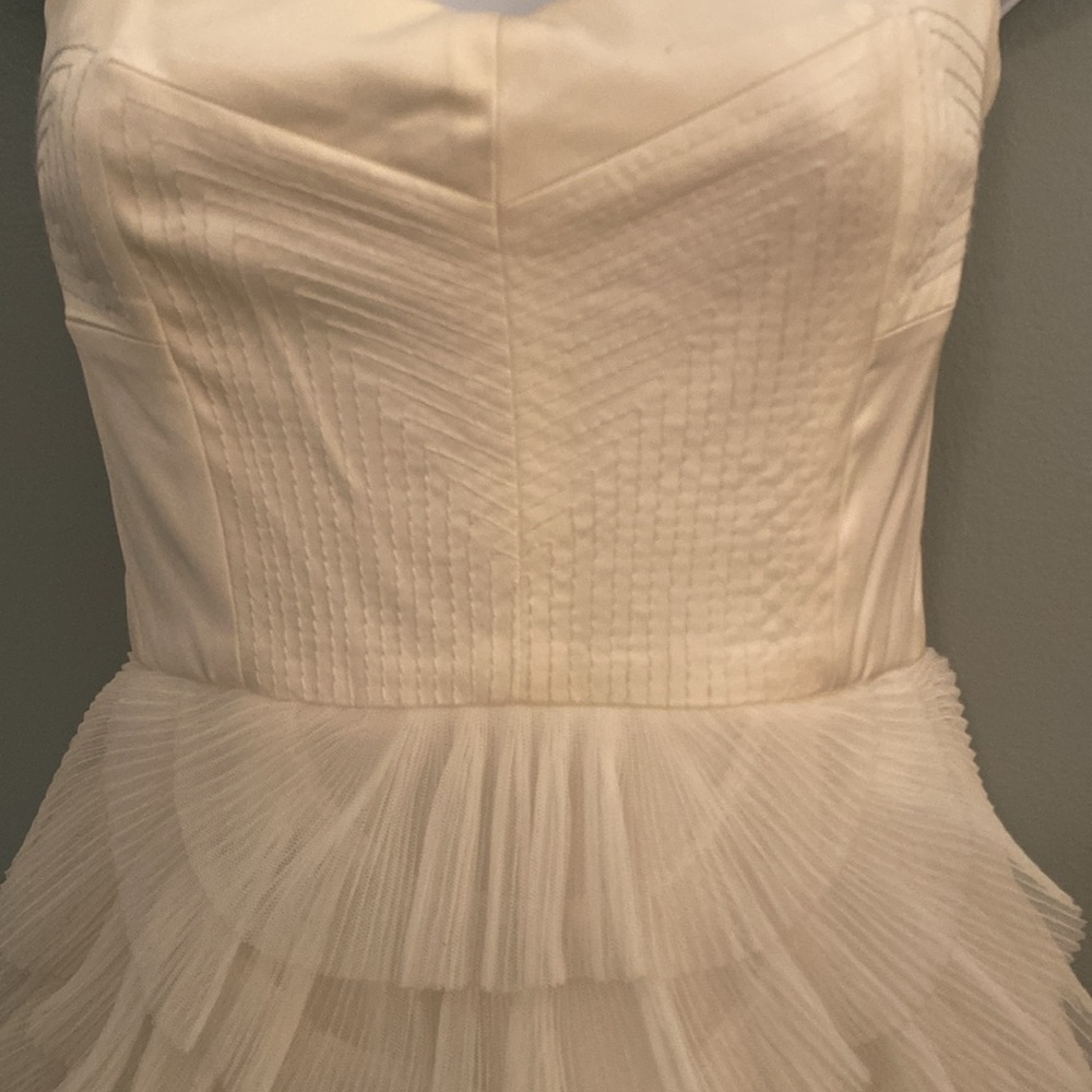 NWT BCBG Tulle Mini Dress. Sz 0 - Picture 2 of 8